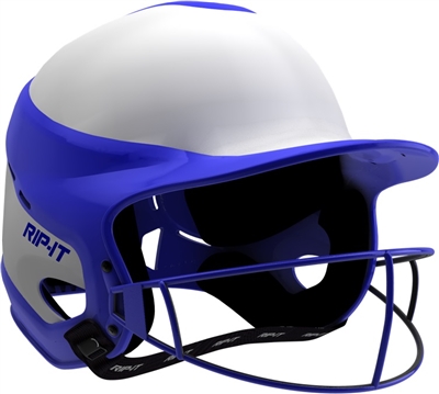 Gloss Vision Pro Fastpitch Softball Helmet Royal / Home