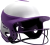 Gloss Vision Pro Fastpitch Softball Helmet Purple / Home