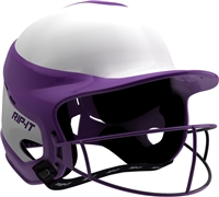 Gloss Vision Pro Fastpitch Softball Helmet Purple / Home