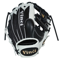 Vinci Mesh Series JV26-M White with Black Mesh 11.75" Fielders Glove