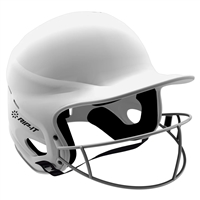 RIP-It Matte White Vision Pro Fastpitch Softball Helmet
